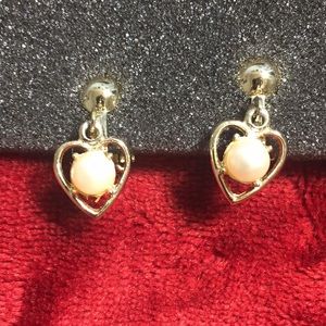 Vintage clip on earrings